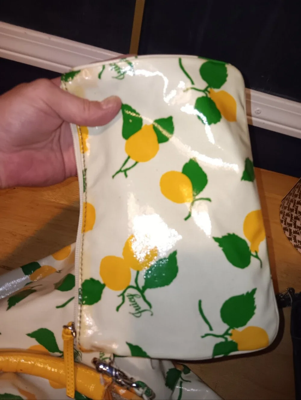 Juicy Couture Vintage Y2k Lemons Large Tote Bag With Pouch